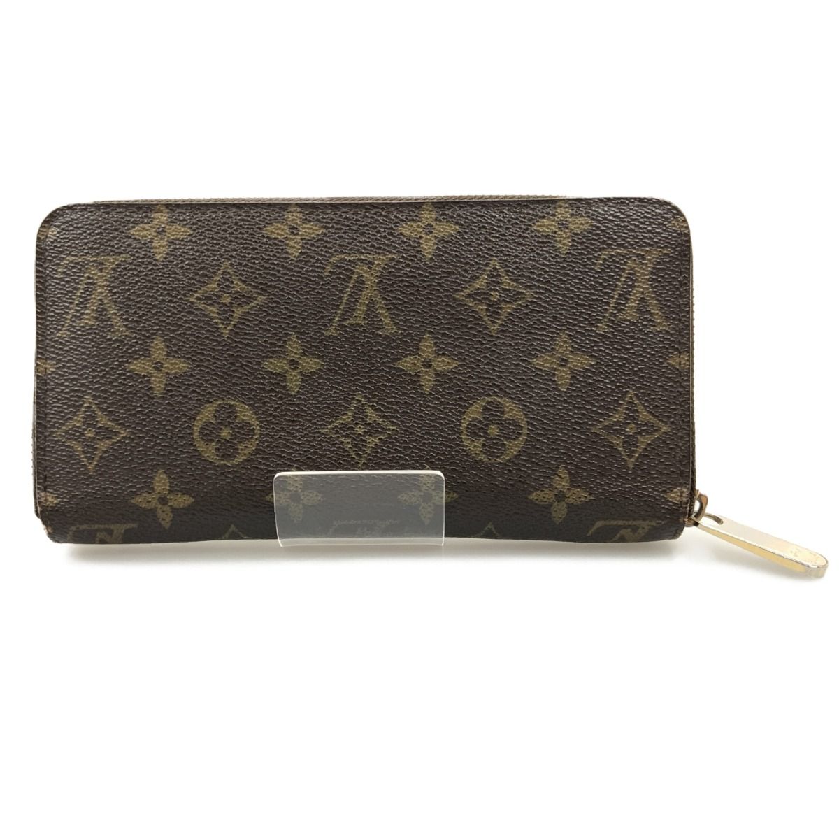 Louis Vuitton Monogram Zippy Wallet Zip Around Brown
