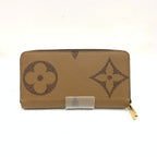 Louis Vuitton Giant Monogram Reverse Zippy Wallet Zip Around Brown