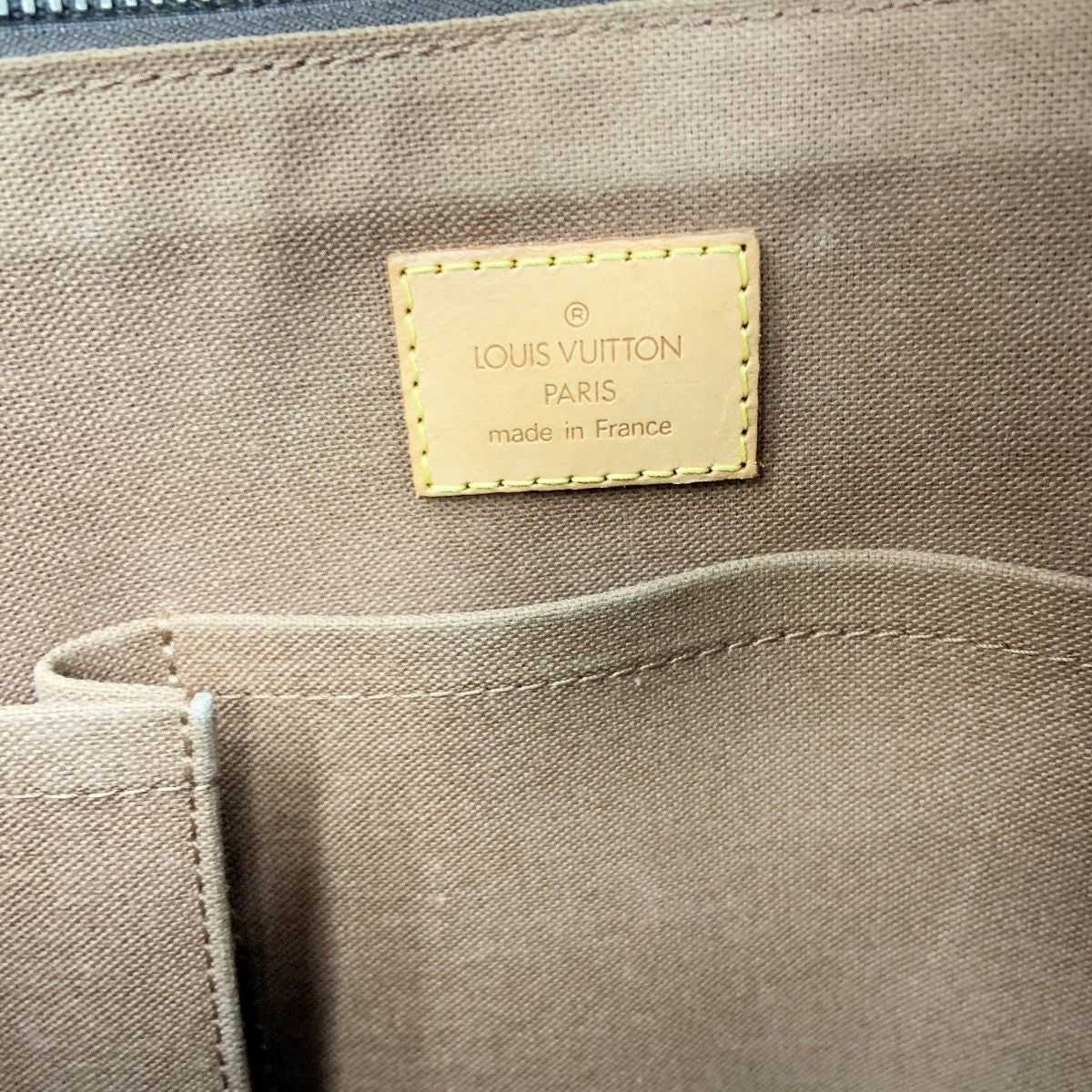 Louis Vuitton Monogram Popincourt Shoulder Bag Brown — view 8