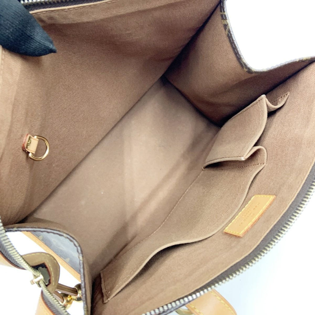 Louis Vuitton Monogram Popincourt Shoulder Bag Brown — view 6