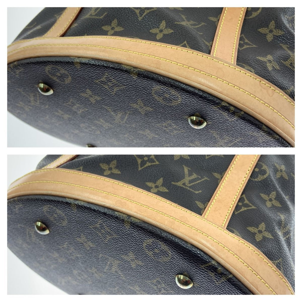 Louis Vuitton Monogram Bucket GM Shoulder Bag Brown — view 6