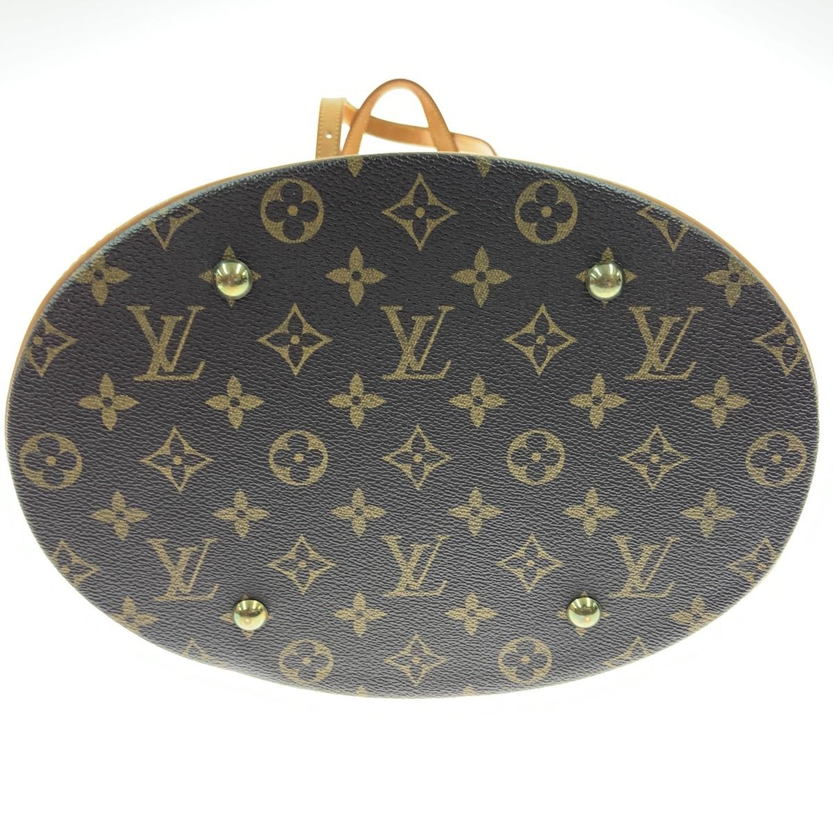 Louis Vuitton Monogram Bucket GM Shoulder Bag Brown — view 5