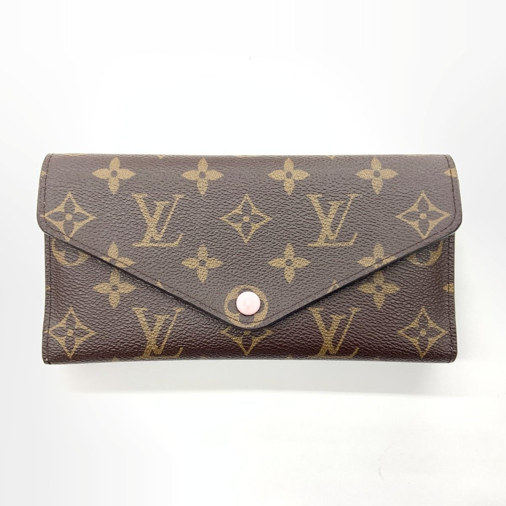 Louis Vuitton Monogram Portefeuille Josephine Trifold Wallet Brown