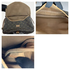 Louis Vuitton Monogram Saumur Shoulder Bag Brown — view 7