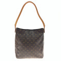 Louis Vuitton Monogram Looping GM Shoulder Bag Brown