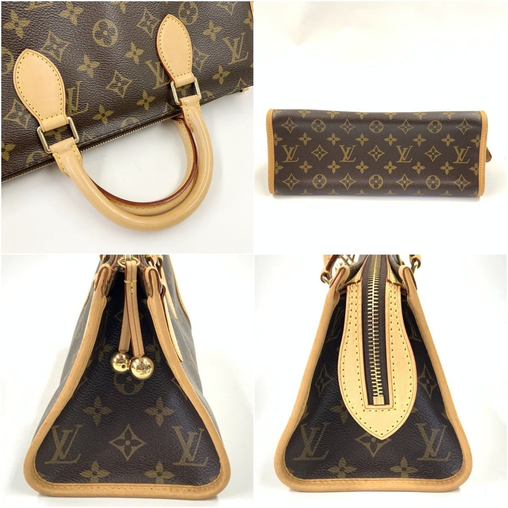 Louis Vuitton Monogram Popincourt Handbag Brown — view 3