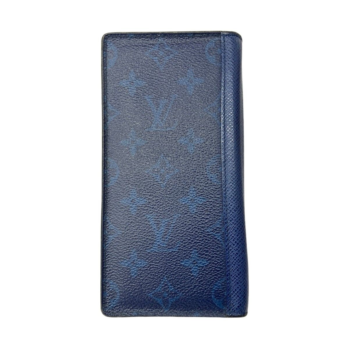 Louis Vuitton Taigarama Portefeuille Brazza Bifold Wallet Navy