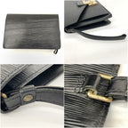 Louis Vuitton Epi Pochette Sellier Dragonne Second Bag Black — view 2