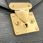Louis Vuitton Epi Pochette Sellier Dragonne Second Bag Black — view 3