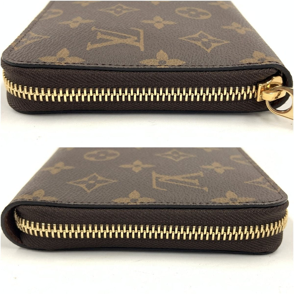 Louis Vuitton Monogram Zippy Organizer NM Zip Around Wallet Brown — view 4