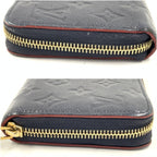 Louis Vuitton Monogram Empreinte Zippy Wallet Zip Around Navy — view 3
