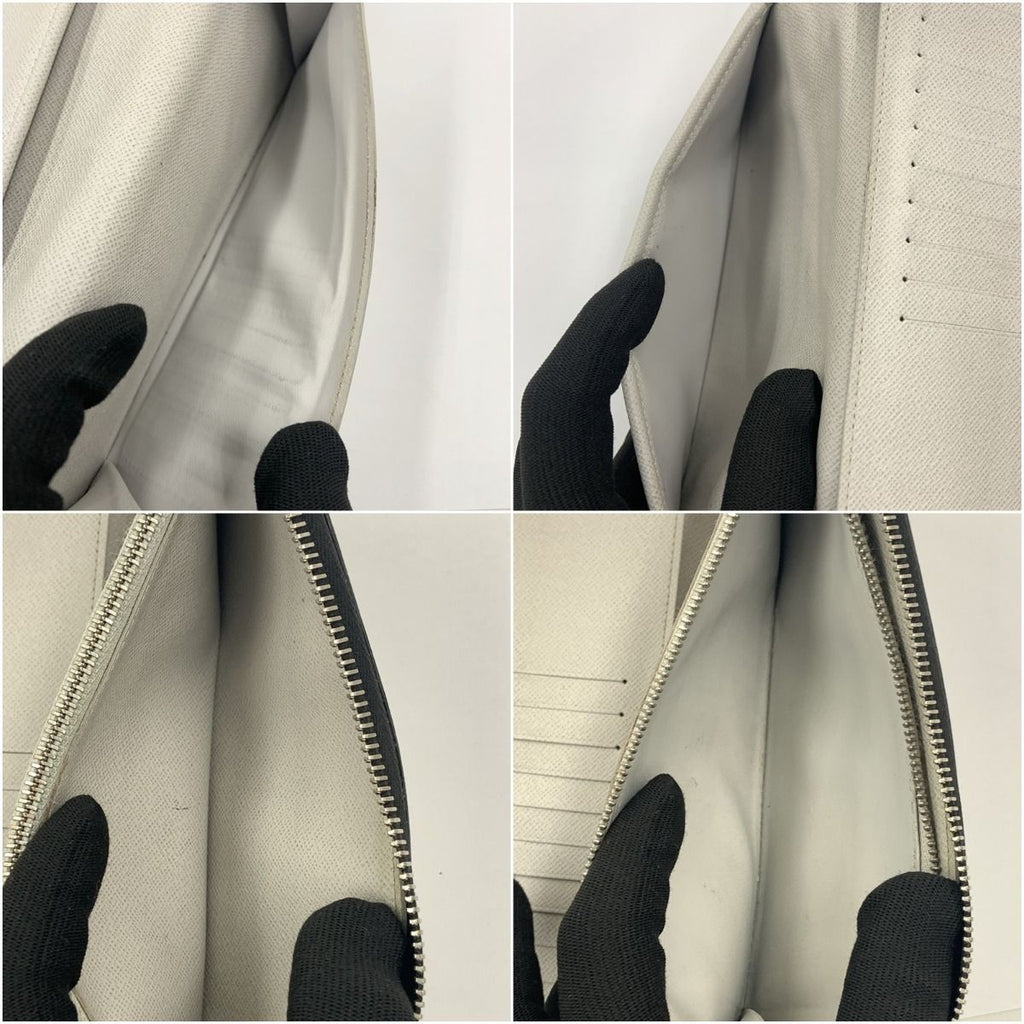 Louis Vuitton Taigarama Zippy Wallet Vertical Zip Around Gray — view 8