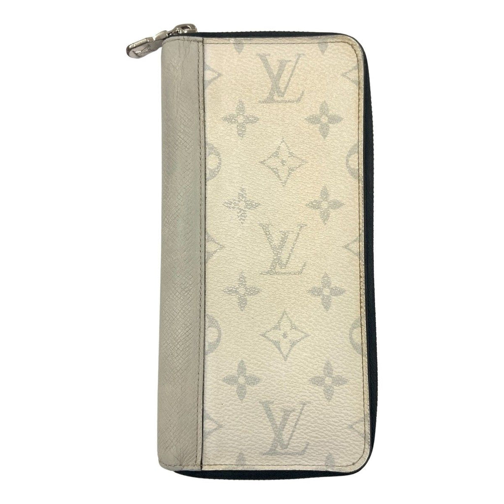 Louis Vuitton Taigarama Zippy Wallet Vertical Zip Around Gray