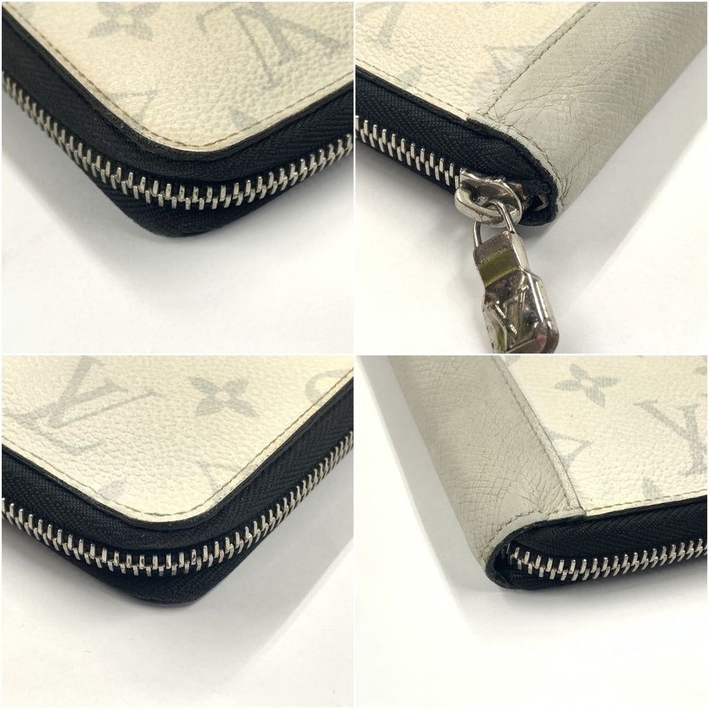 Louis Vuitton Taigarama Zippy Wallet Vertical Zip Around Gray — view 4