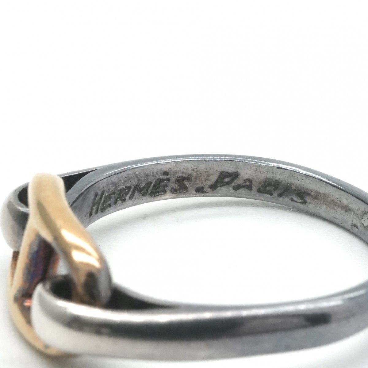 Hermes Chaine D'ancre Ring 925/750 Silver — view 6
