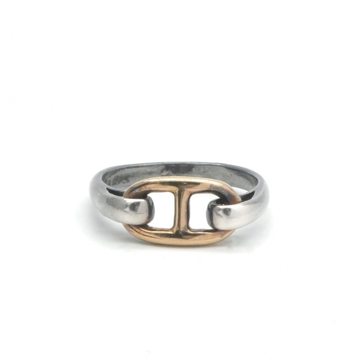 Hermes Chaine D'ancre Ring 925/750 Silver — view 2