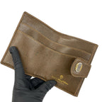 Gucci Vintage Sherry Line GG Pattern Logo Leather Bifold Wallet Brown — view 7