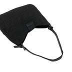 Fendi Vintage Zucca FF Pattern Canvas Leather Shoulder Bag Black — view 4