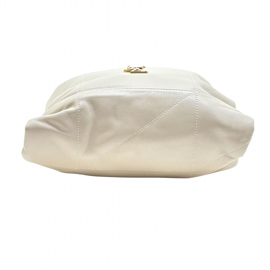 Saint Laurent Jamie Chain Shoulder Ivory Lambskin Bag — view 4