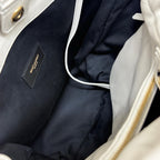 Saint Laurent Jamie Chain Shoulder Ivory Lambskin Bag — view 7