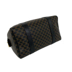Celine Macadam Blason Pattern Triomphe Leather Mini Boston Bag Brown — view 7