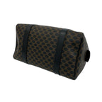 Celine Macadam Blason Pattern Triomphe Leather Mini Boston Bag Brown — view 8