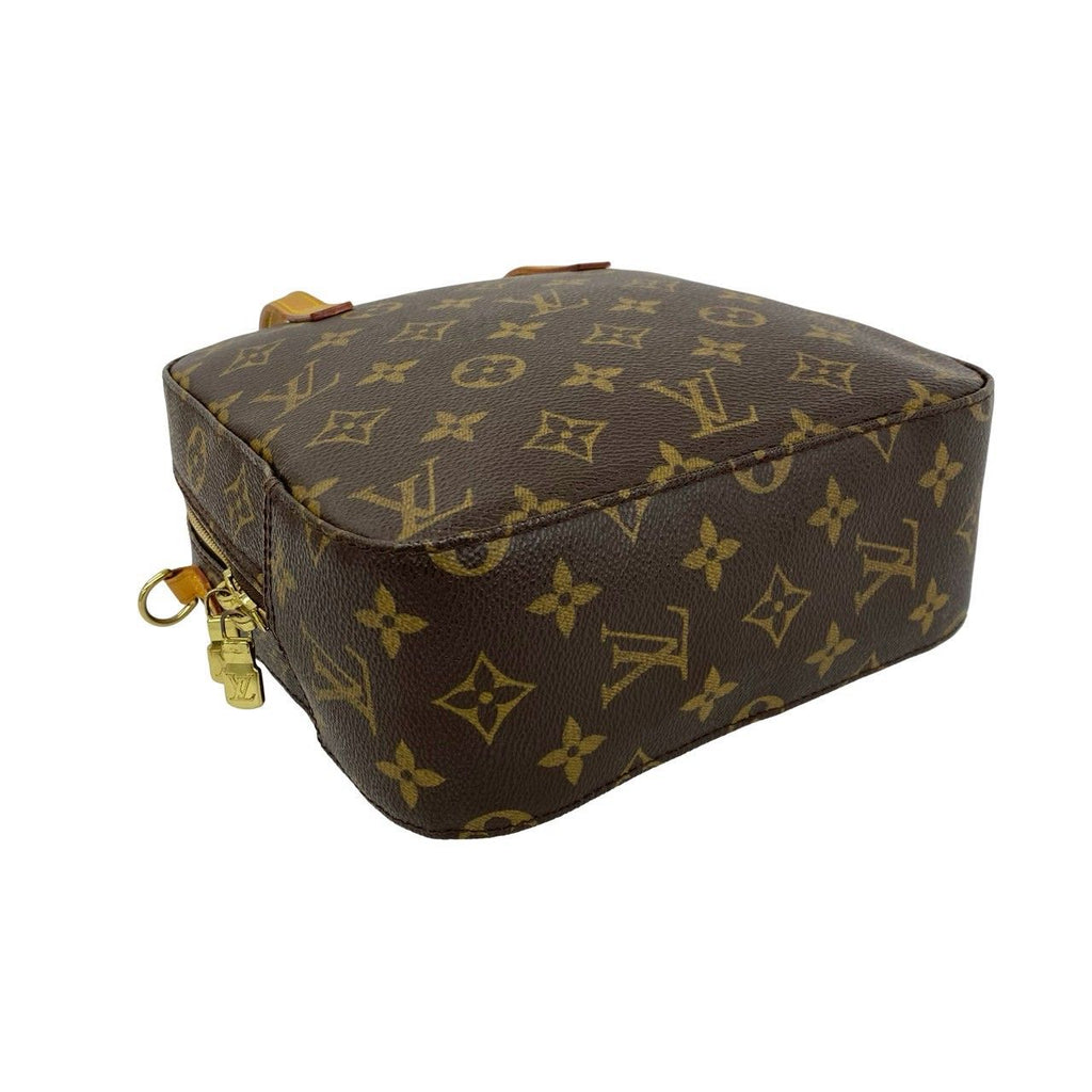 Louis Vuitton Spontini Monogram Leather 2-Way Shoulder Bag Brown — view 7