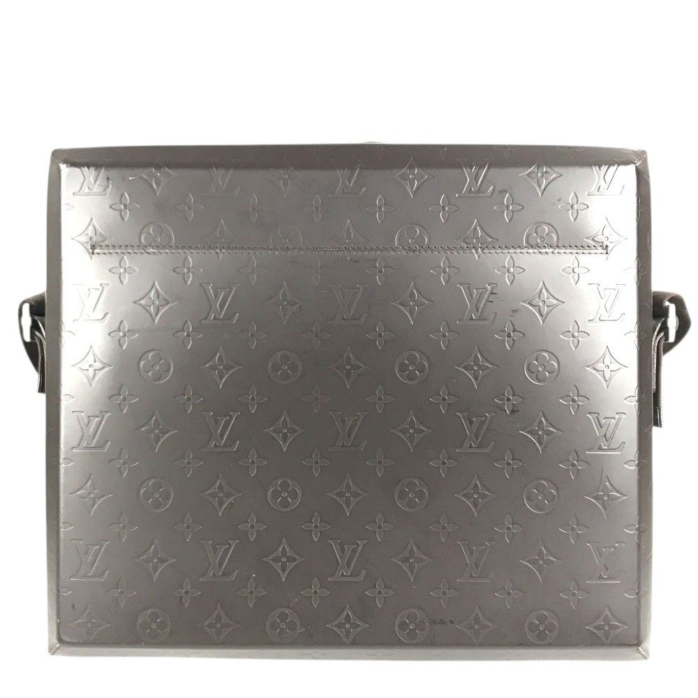 Louis Vuitton Shoulder Bag Steve Monogram Glace Leather Cafe Brown — view 3