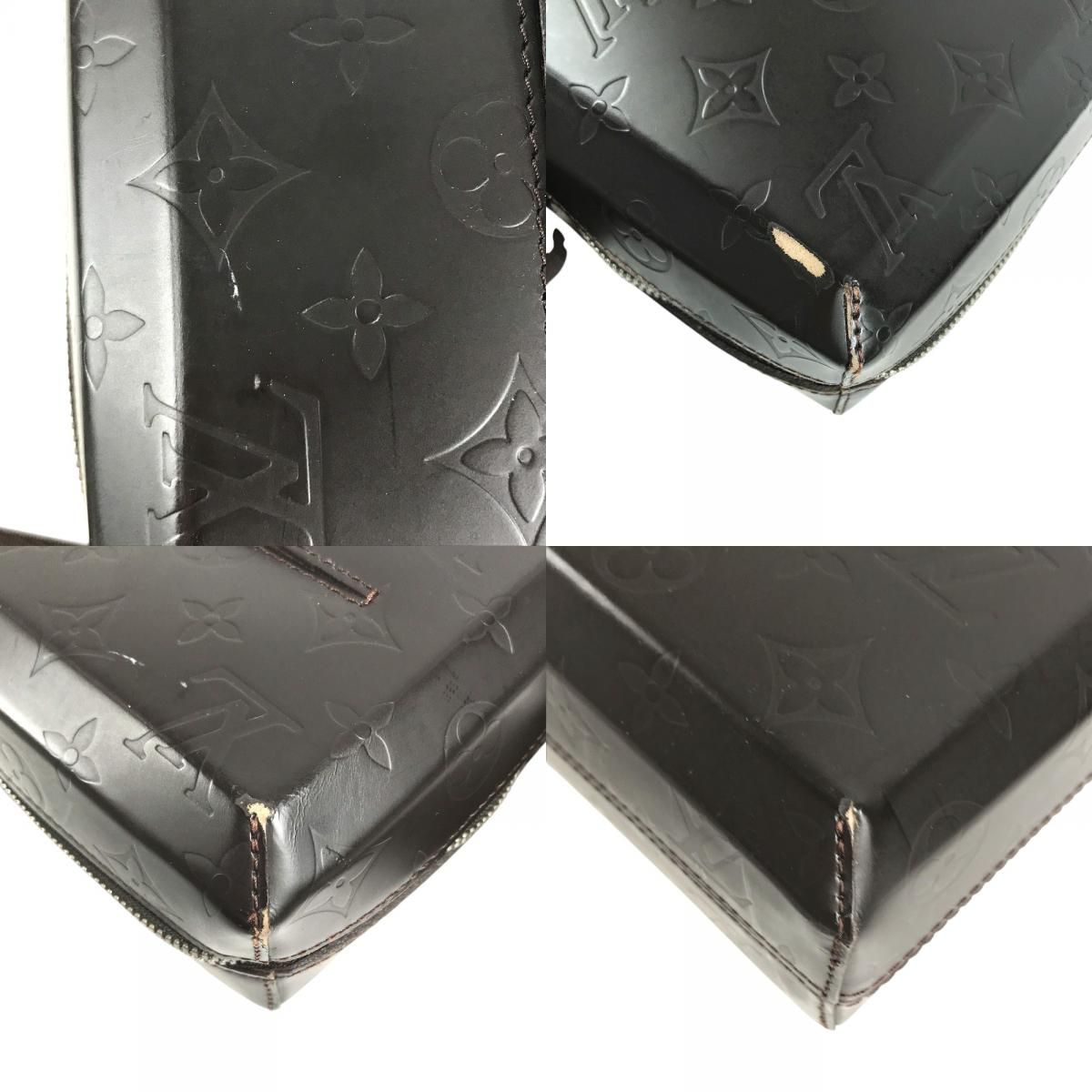 Louis Vuitton Shoulder Bag Steve Monogram Glace Leather Cafe Brown — view 7