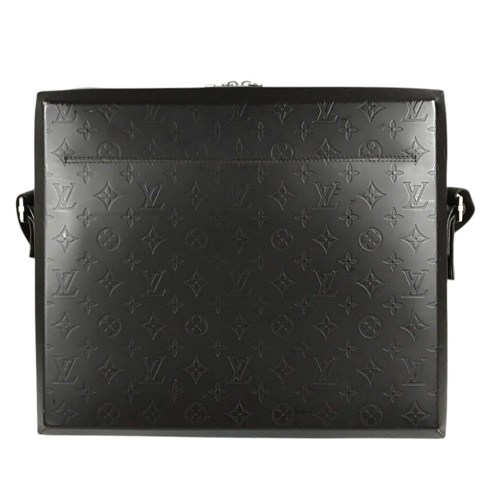 Louis Vuitton Shoulder Bag Steve Monogram Glace Leather Cafe Brown