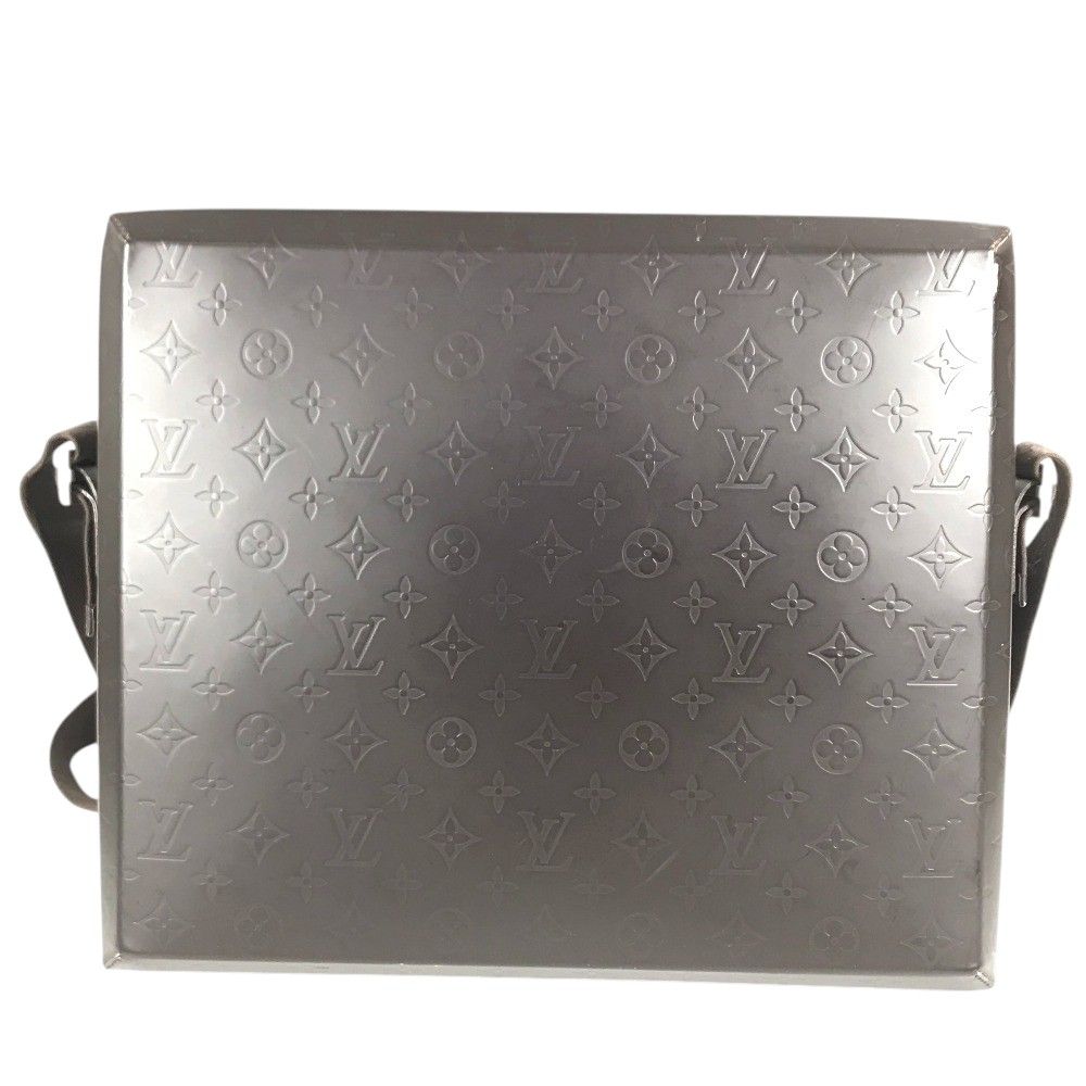 Louis Vuitton Shoulder Bag Steve Monogram Glace Leather Cafe Brown — view 2