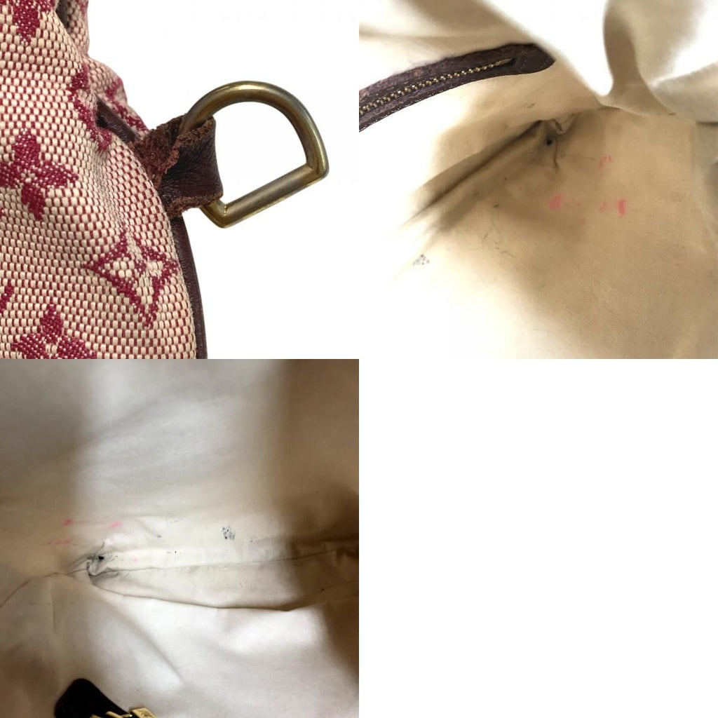 Louis Vuitton Tote Francoise Monogram Mini Canvas Cerise — view 8