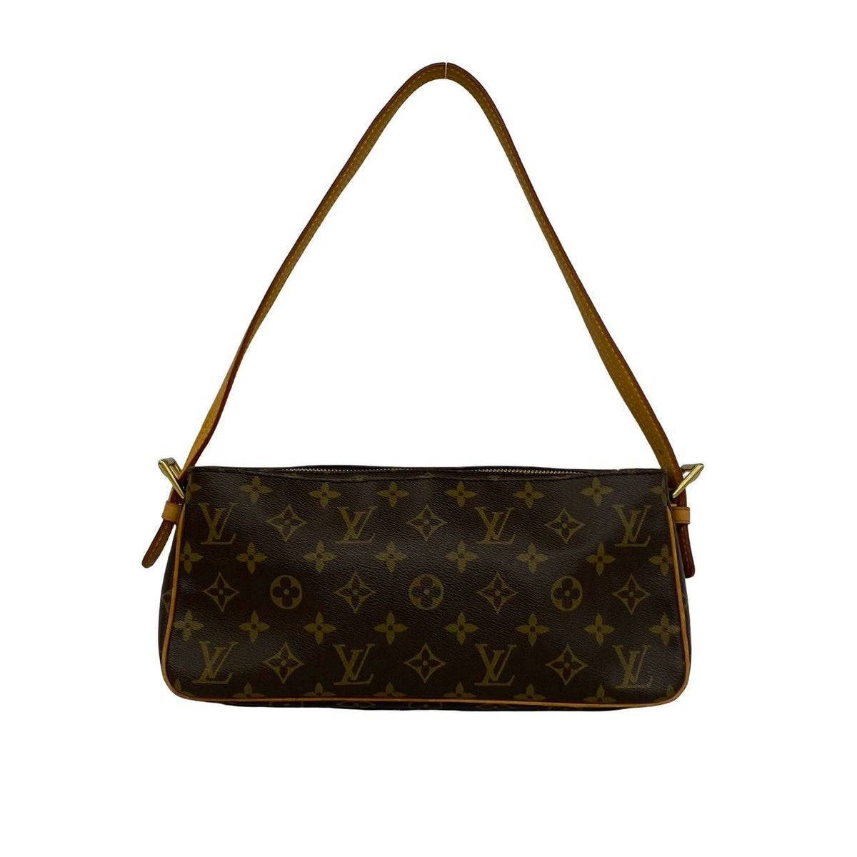 Louis Vuitton Viva-Cite MM Monogram Leather Shoulder Bag Brown — view 3