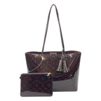 Louis Vuitton Monogram Vernis Long Beach MM Tote Purple