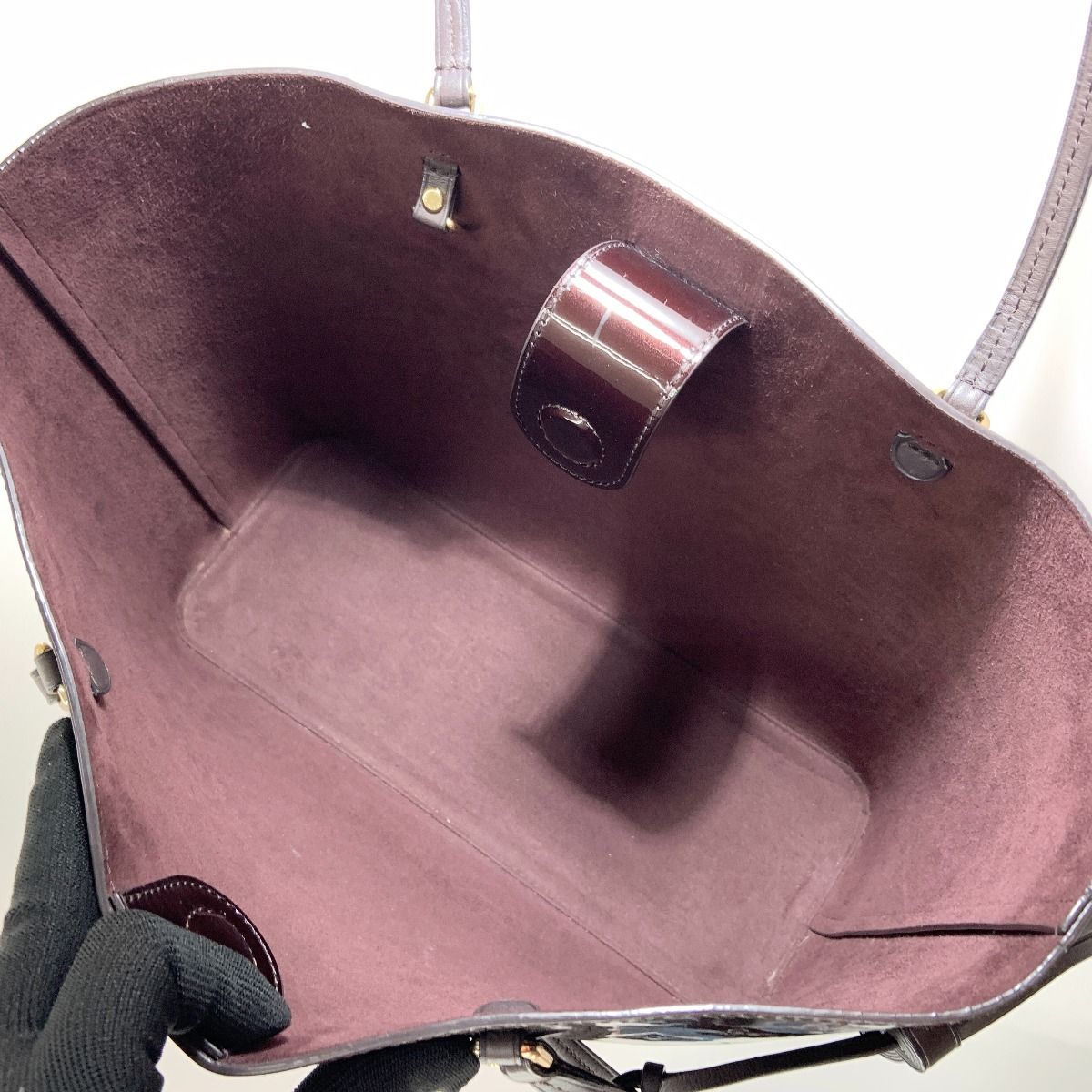 Louis Vuitton Monogram Vernis Long Beach MM Tote Purple — view 8