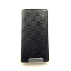 Louis Vuitton Damier Infini Portefeuille Brazza Bifold Wallet Black