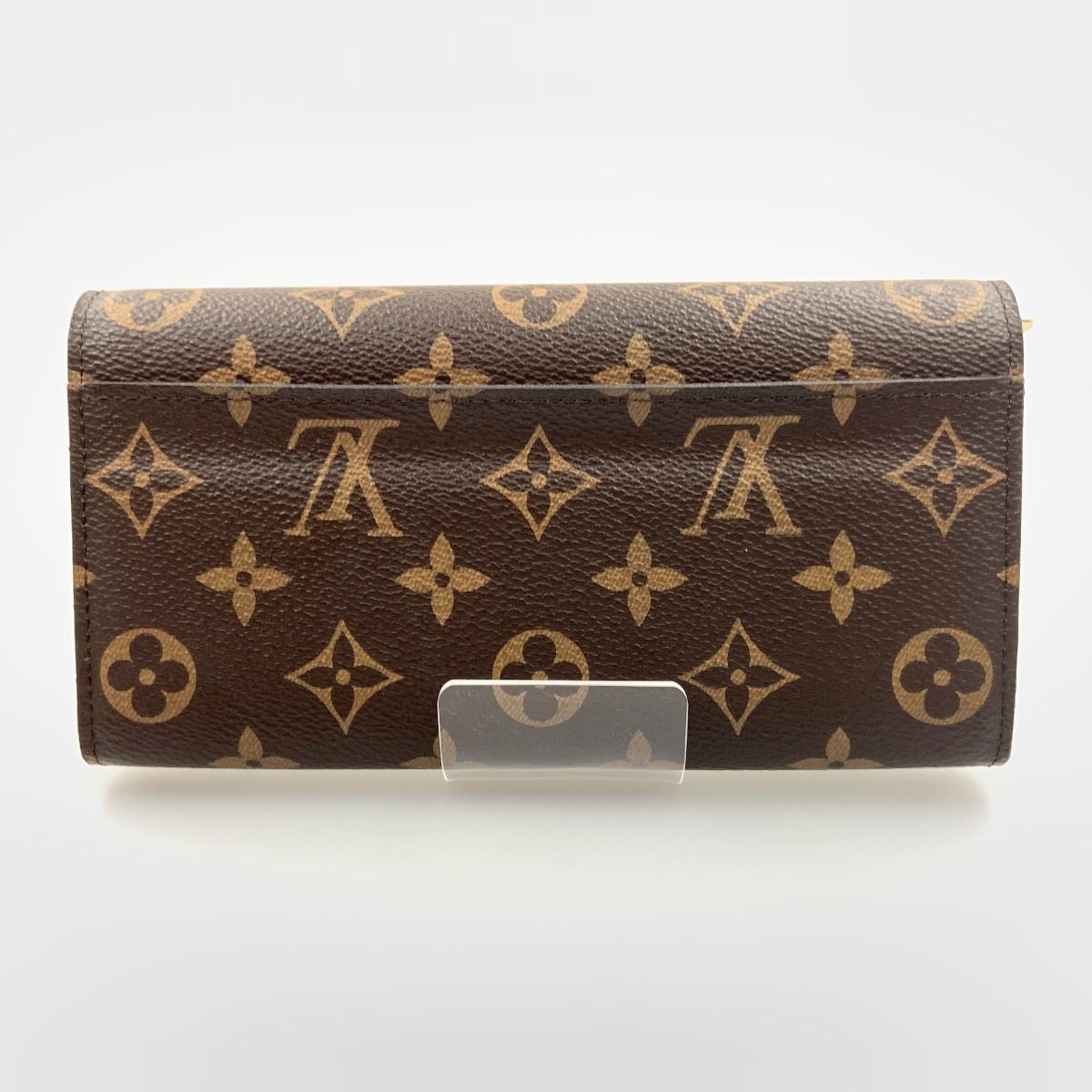 Louis Vuitton Monogram Portefeuille Sarah Bifold Wallet Brown Pink — view 2
