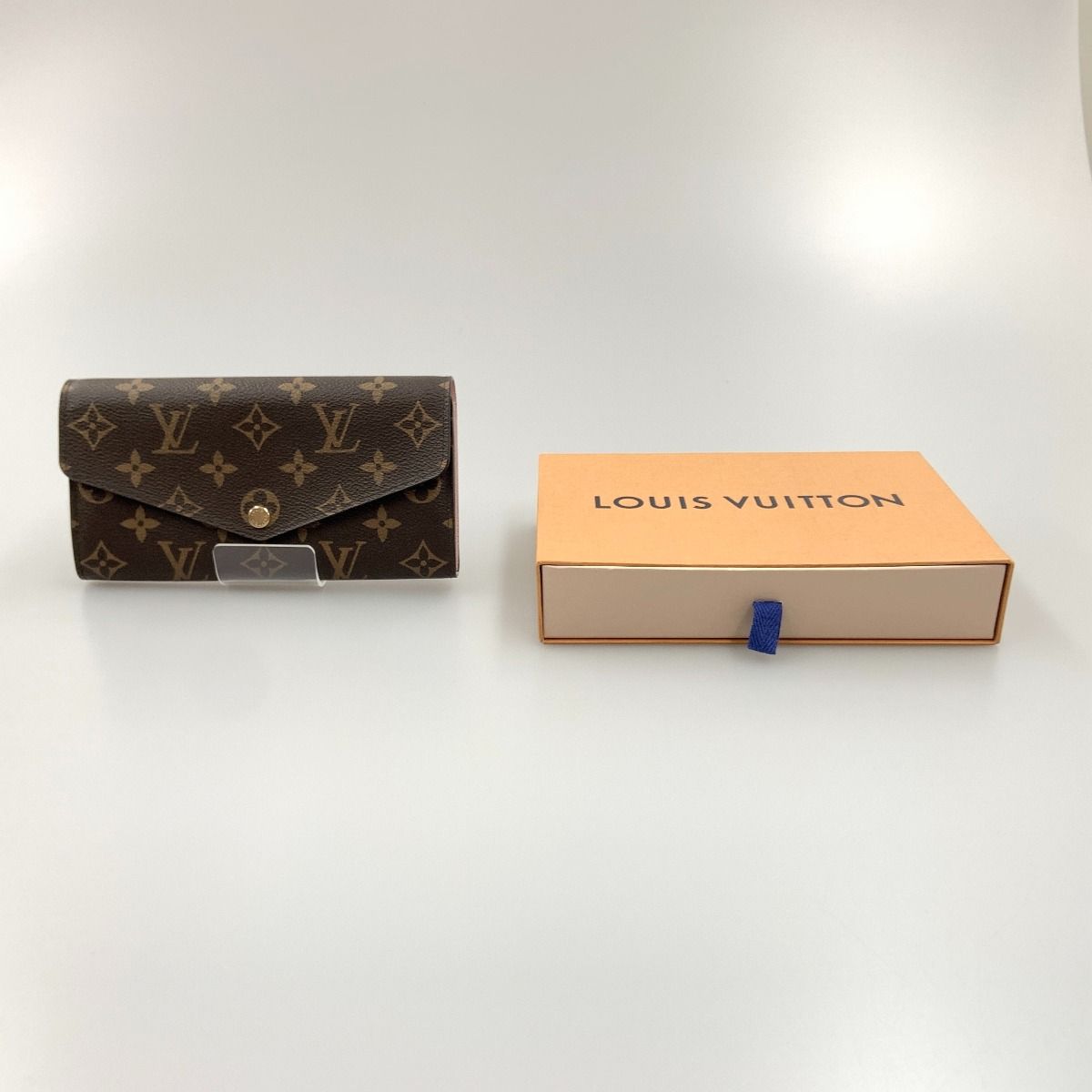 Louis Vuitton Monogram Portefeuille Sarah Bifold Wallet Brown Pink — view 8