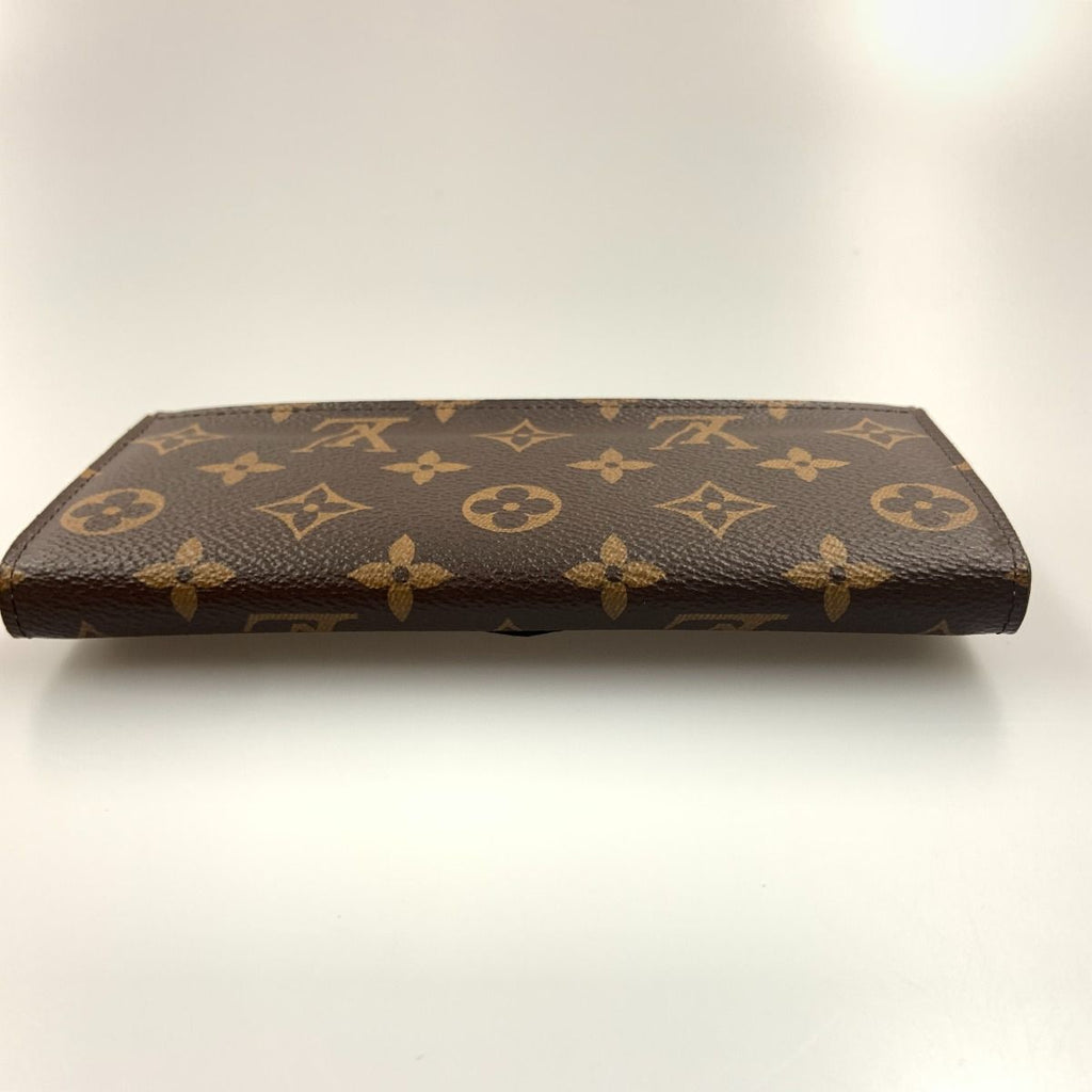 Louis Vuitton Monogram Portefeuille Sarah Bifold Wallet Brown Pink — view 4