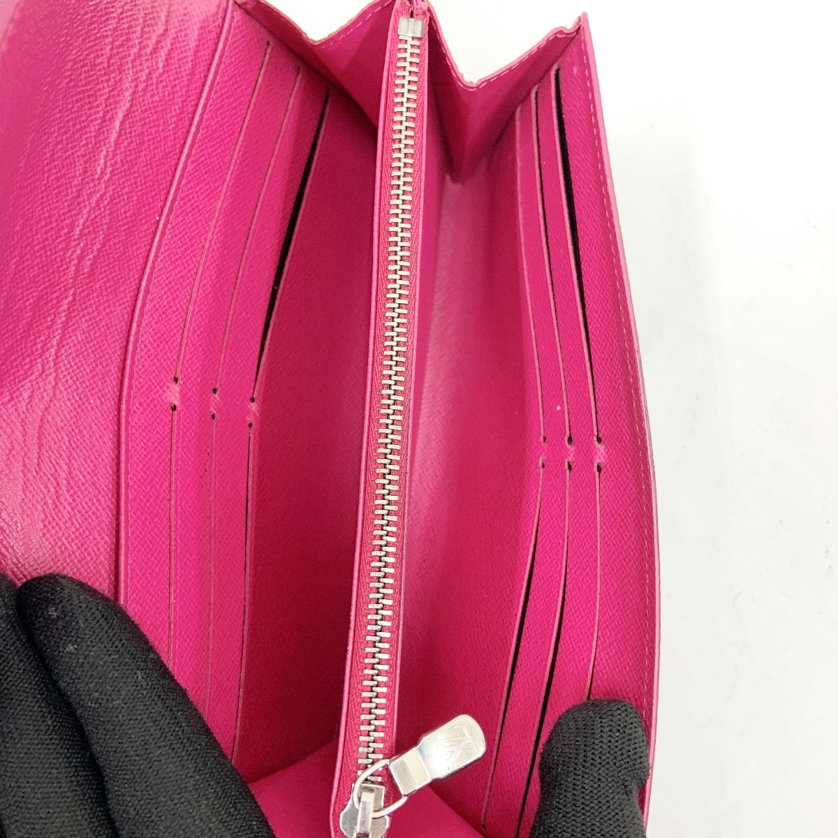 Louis Vuitton Epi Portefeuille Sarah Bifold Wallet Black Pink — view 7