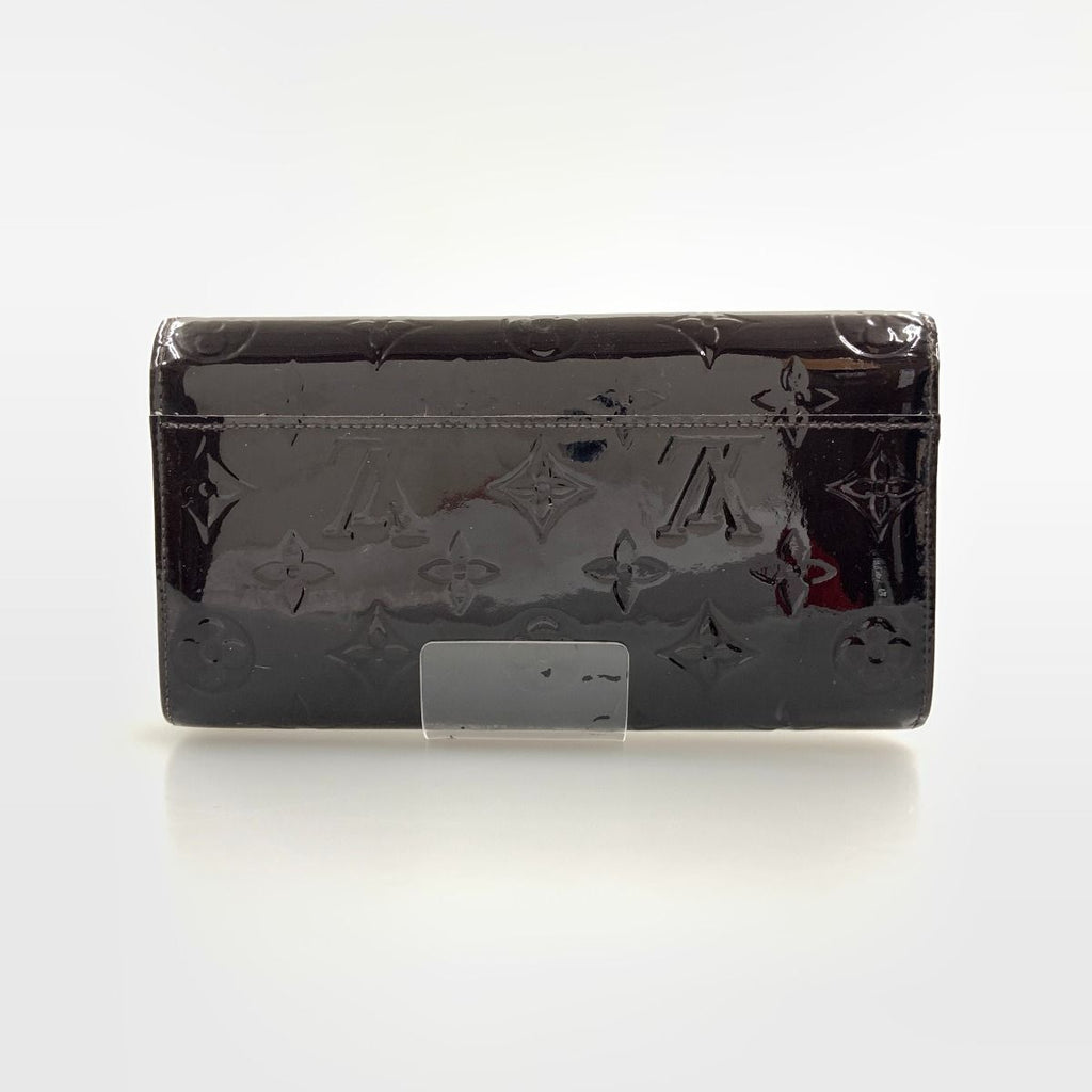 Louis Vuitton Monogram Vernis Portefeuille Sarah Bifold Wallet Purple — view 2