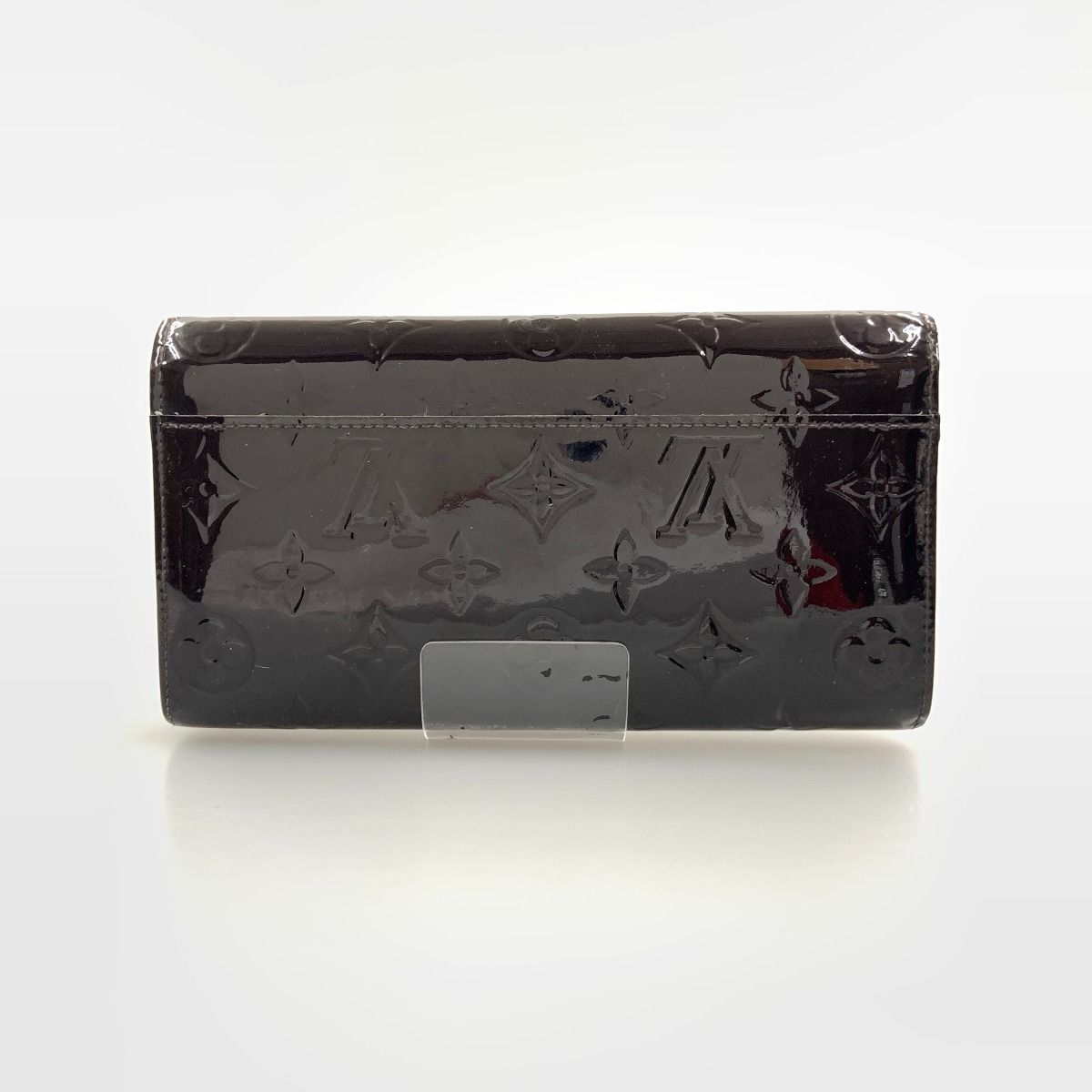 Louis Vuitton Monogram Vernis Portefeuille Sarah Bifold Wallet Purple — view 2