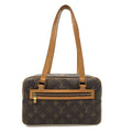 Louis Vuitton Monogram Cite MM Shoulder Bag Brown