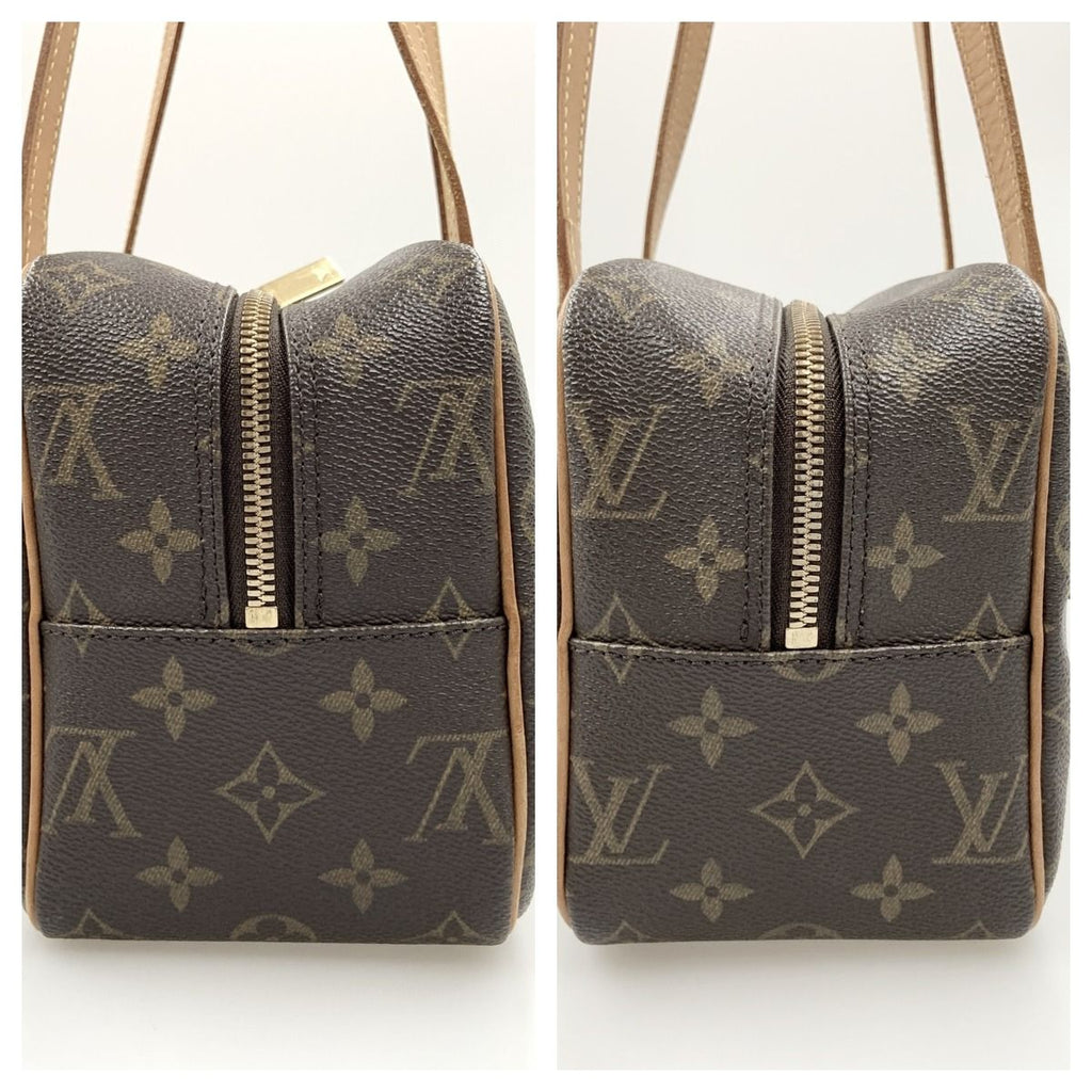 Louis Vuitton Monogram Cite MM Shoulder Bag Brown — view 7