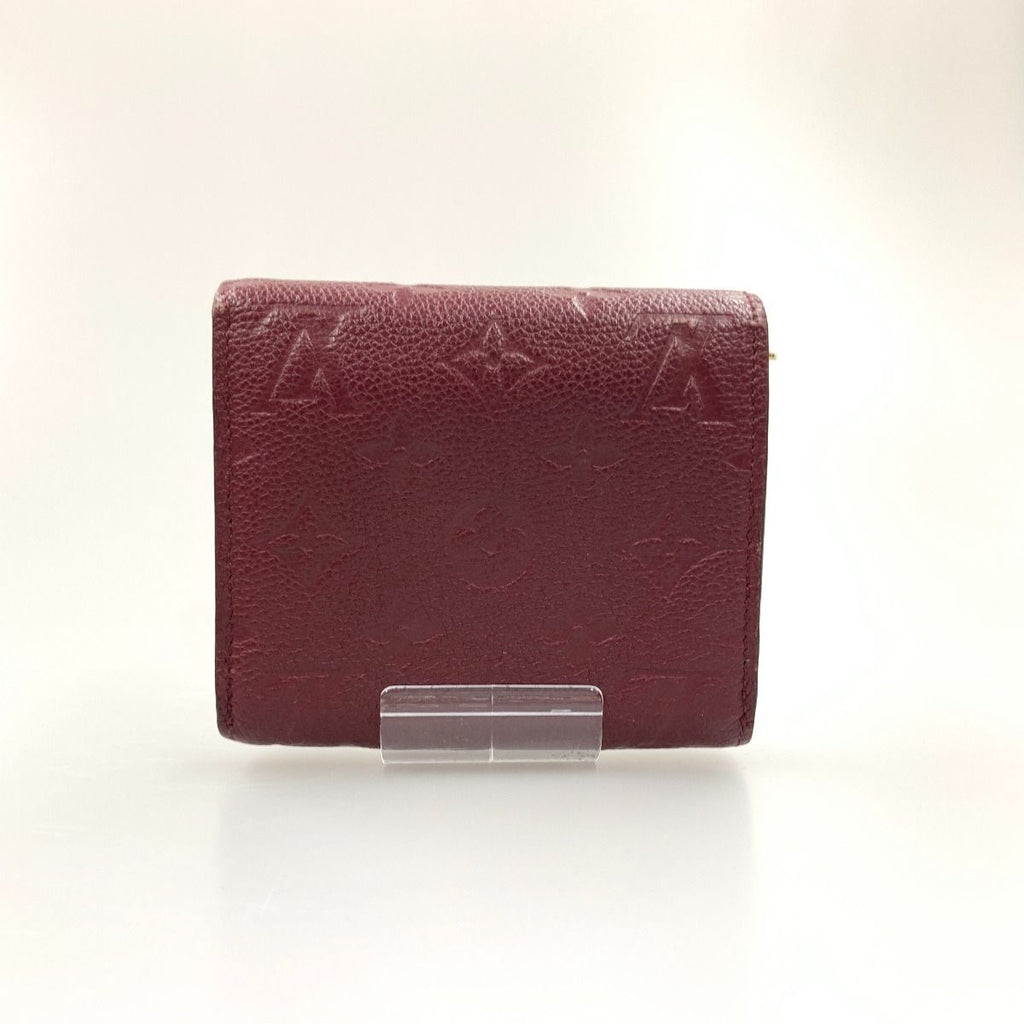 Louis Vuitton Empreinte Portefeuille Marine Trifold Wallet Wine — view 2