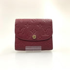 Louis Vuitton Empreinte Portefeuille Marine Trifold Wallet Wine