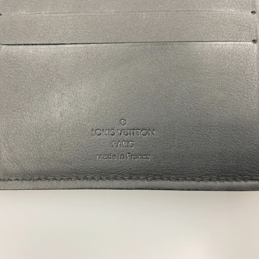 Louis Vuitton Damier Infini Portefeuille Multiple Bifold Short Billfold Black — view 6