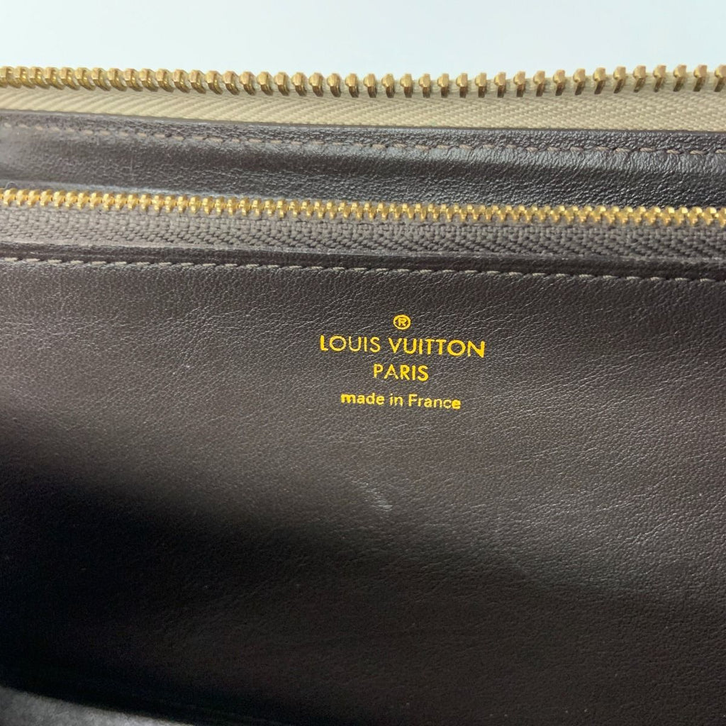 Louis Vuitton Portefeuille Comet L-shaped Zipper Wallet Beige — view 7