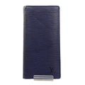 Louis Vuitton Epi Portefeuille Brazza Bifold Wallet Navy