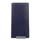 Louis Vuitton Epi Portefeuille Brazza Bifold Wallet Navy